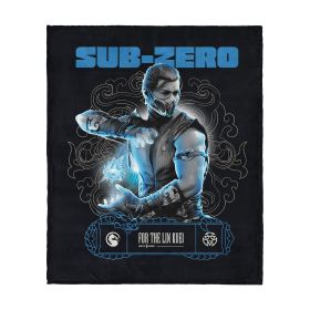 Mortal Kombat Subzero For the Lin Kuei Silk Touch Throw Blanket 50 x 60 inches