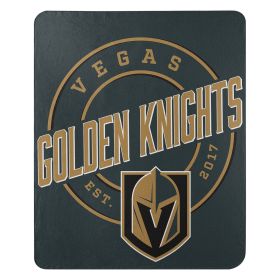 Golden Knights OFFICIAL NHL "Campaign" Fleece Throw Blanket; 50" x 60"