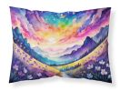 Violets in Color Standard Pillowcase Lightweight Super Soft Easy Care Decorative Artwork Pillowcase, Standard