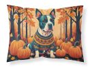NEW Pit Bull Terrier Fall Standard Pillowcase Lightweight Super Soft Easy Care Decorative Artwork Pillowcase, Standard