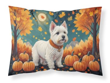 Westie Fall Standard Pillowcase Lightweight Super Soft Easy Care Decorative Artwork Pillowcase, Standard