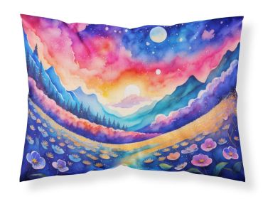 Periwinkles in Color Standard Pillowcase Lightweight Super Soft Easy Care Decorative Artwork Pillowcase, Standard
