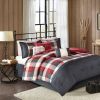 7 Piece Herringbone Comforter Set
