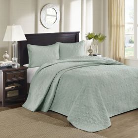 Reversible Quilt Set Seafoam King/Cal King