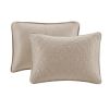 Reversible Quilt Set Khaki Full/Queen