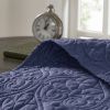 Reversible Bedspread Set Navy Queen