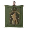 Wicked Elphaba Thropp Silk Touch Sherpa Throw Blanket 50x60 inches