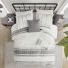 6 Piece Cotton Jacquard Oversized Comforter Set
