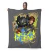 How to Train Your Dragon Follow My Lead Silk Touch Throw Blanket 60x80 inches