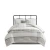 6 Piece Cotton Jacquard Oversized Comforter Set