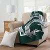 MICHIGAN STATE OFFICIAL NCAA "Halftone" Micro Raschel Throw Blanket; 46" x 60"