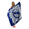Lightning OFFICIAL NHL "Run" Micro Raschel Throw Blanket; 46" x 60"