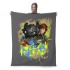 How to Train Your Dragon Follow My Lead Silk Touch Throw Blanket 40x50 inches