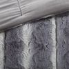 4PC Faux Fur Comforter Set
