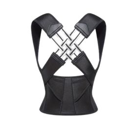 Posture Corrector For Men Women, Adjustable Anti Hunchback Back Brace, Breathable Shoulder Straightener For Upper Back Posture Support (Option: Black-L)