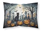NEW Black Cat Spooky Halloween Standard Pillowcase Lightweight Super Soft Easy Care Decorative Artwork Pillowcase, Standard