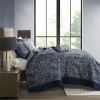 5 Piece Jacquard Bedspread Set with Throw Pillows