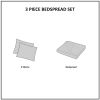3 Piece Reversible Bedspread Set
