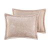 Crushed Velvet Sherpa Reversible Comforter Set