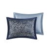5 Piece Jacquard Bedspread Set with Throw Pillows